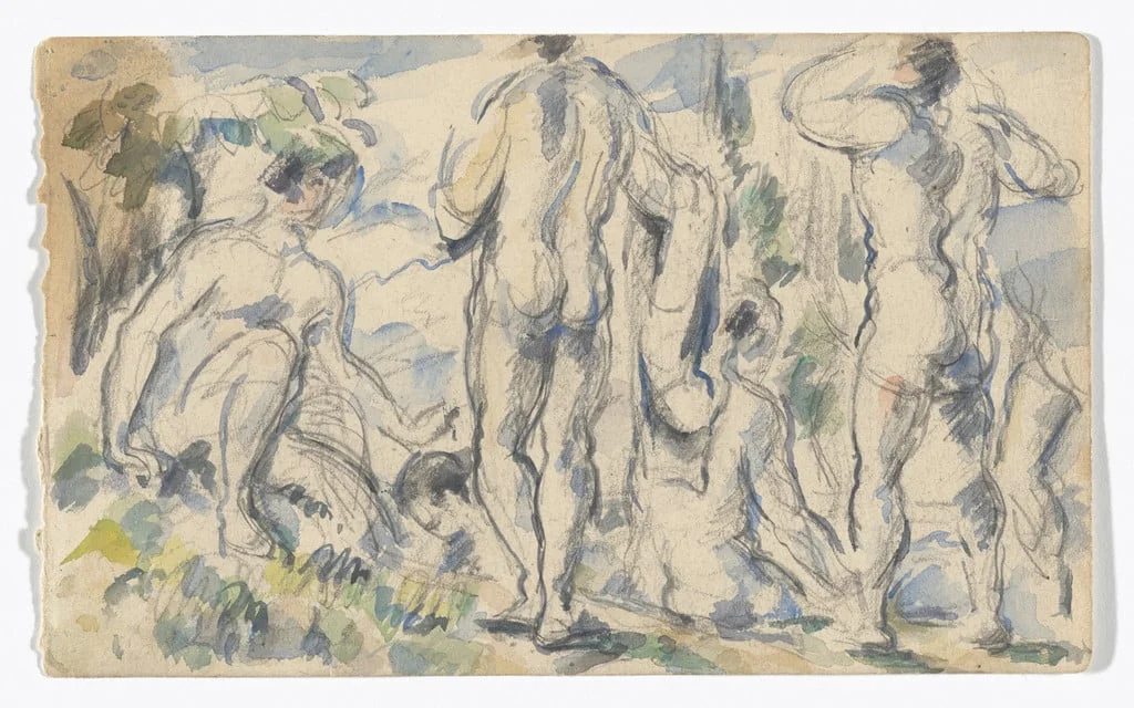 Untitled, by Paul Cezanne, watercolor, 1888