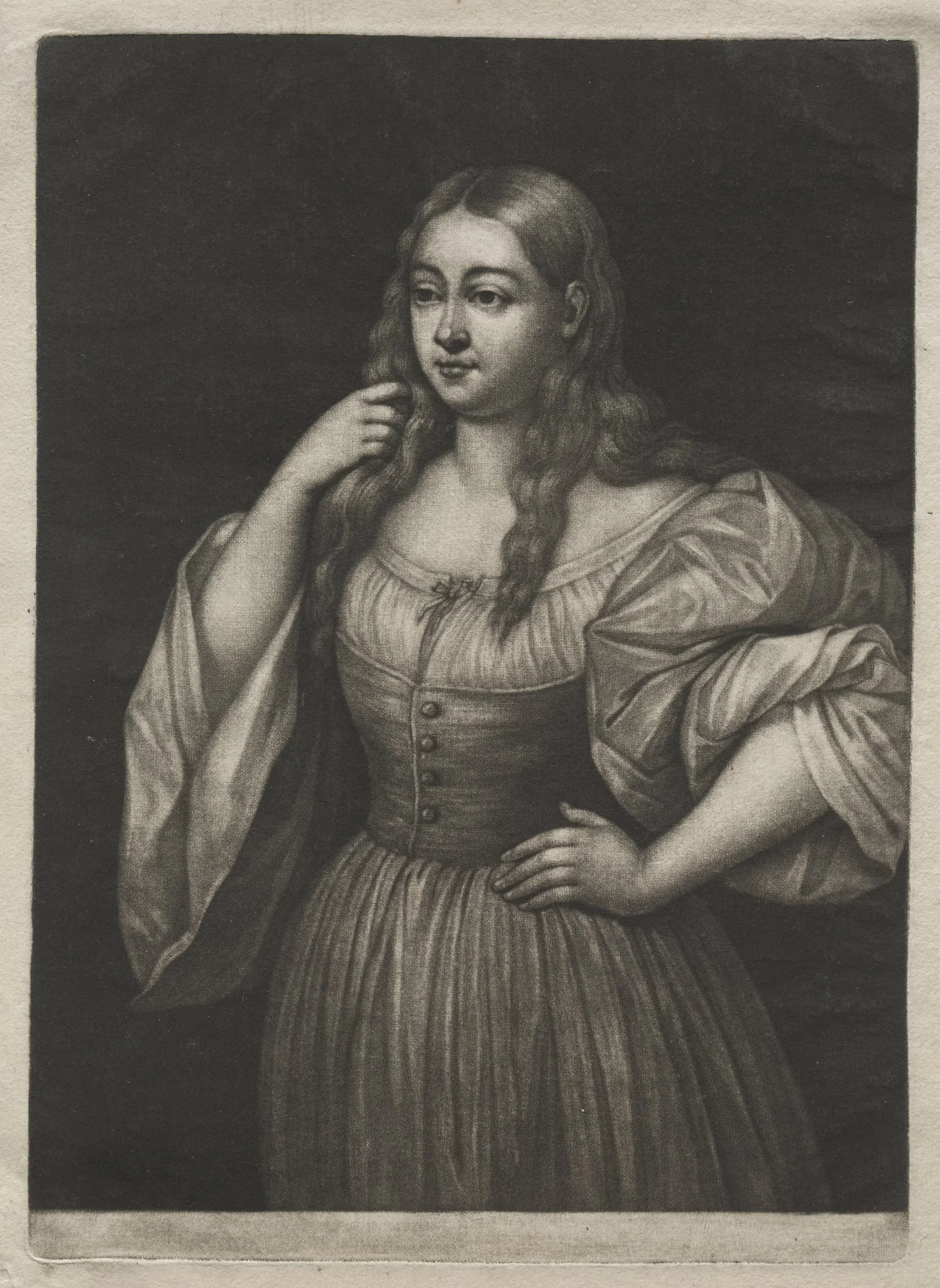 Italian Girl, by Wallerant Vaillant, 1660