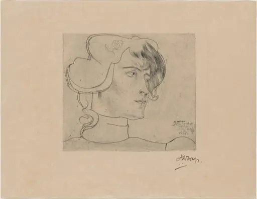 Head of a Woman (Marguérite Adolphine Helfrich)
