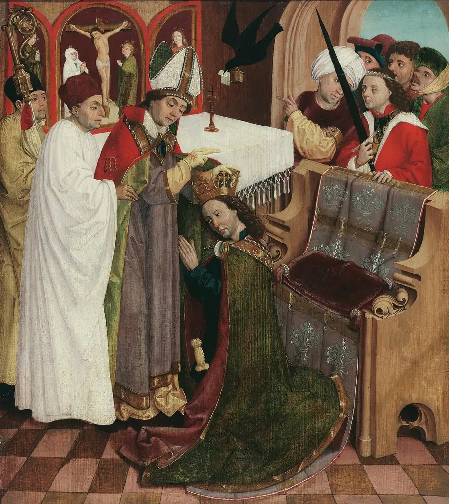 The coronation of St. Oswald