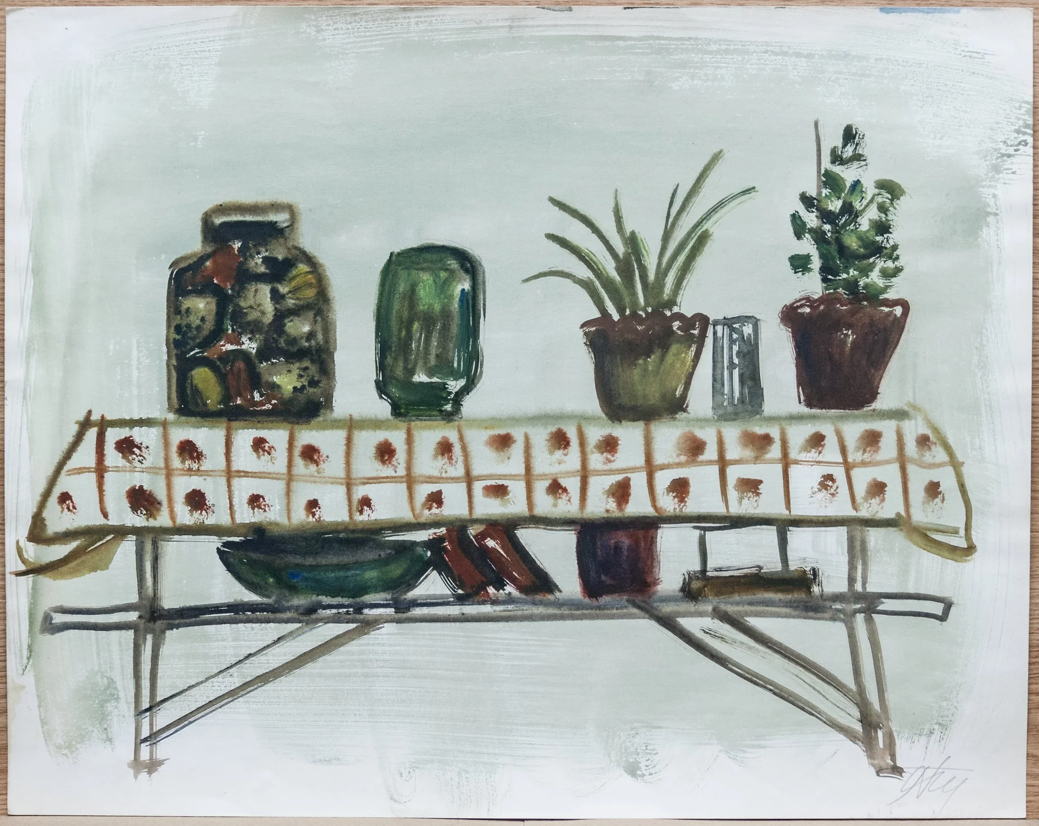 Masa, by Teodor Hrib, 1950