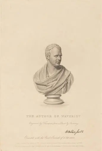 Bust of Sir Walter Scott