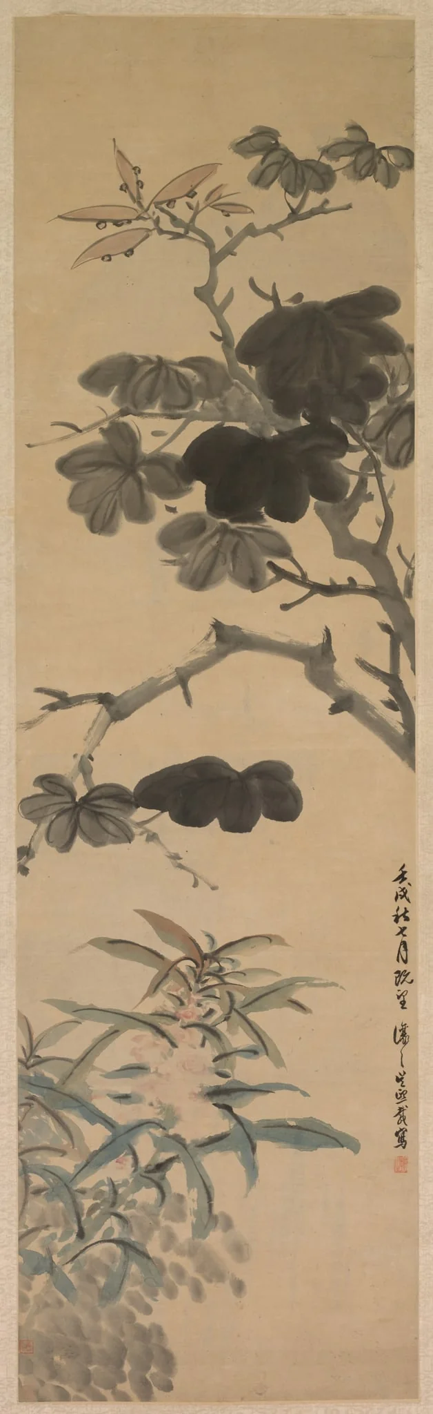 Flowering Plants, by Wu Rangzhi, unspecified, 1862