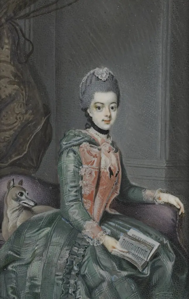 Portrait of Wilhelmina van Pruisen (1751-1820),  wife to prince William V of Orange