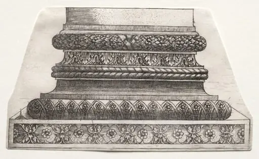 Base and Capital with Figure of Fame and Winged Horses (base)