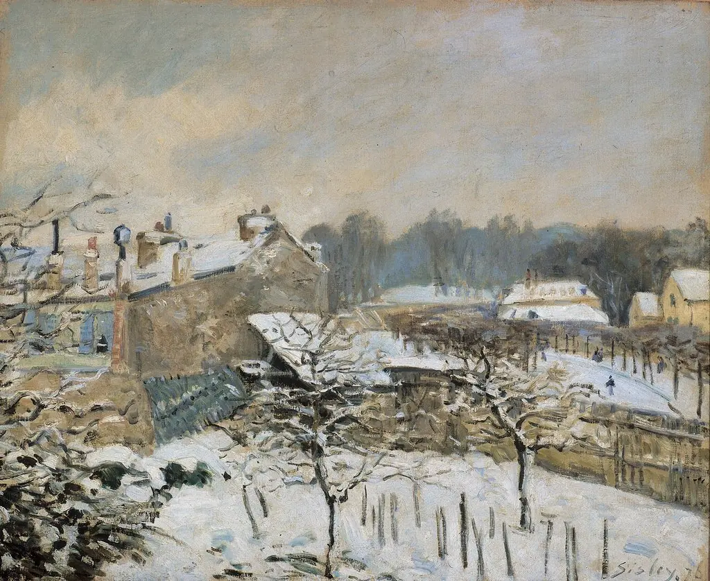 Snow Effect in Louveciennes