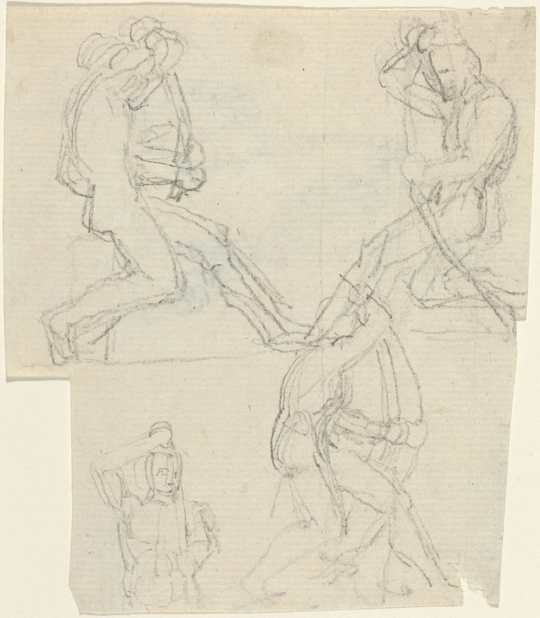 Sheet of Studies [recto and verso]