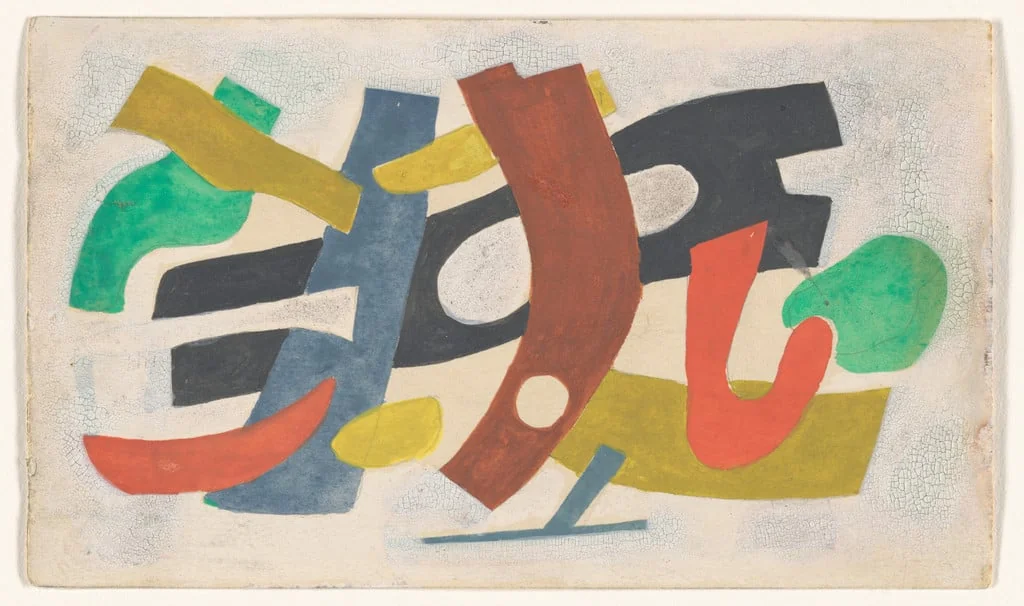 Untitled, by Fernand Léger, watercolor, 1938