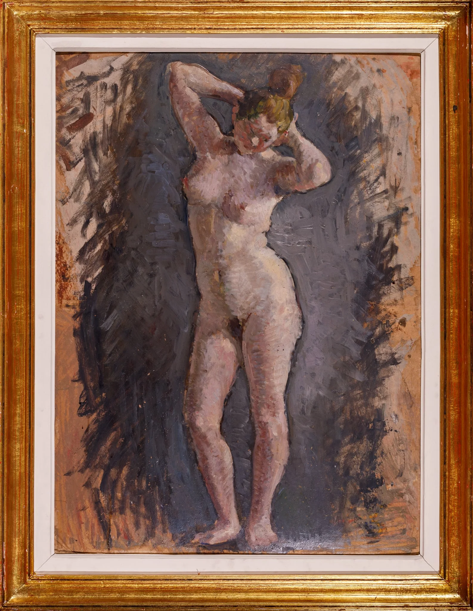 Studiu de nud, by Lucia Dem-Bălăcescu, unspecified, 1916