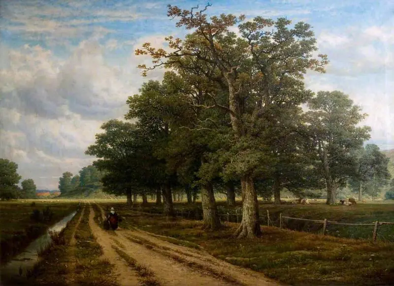 View in Moyland near Cleves, Germany