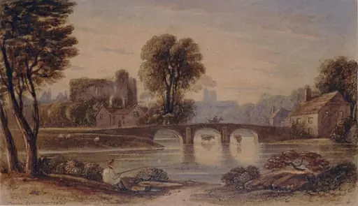 Landscape with bridge