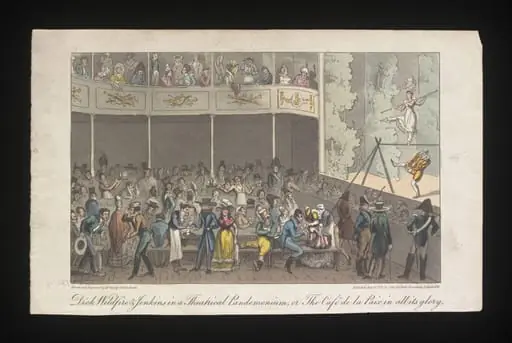 Dick Wildfried & Jenkins in a Theatrical Pandemonium or The Café de la Paix de la Paix in all its glory
