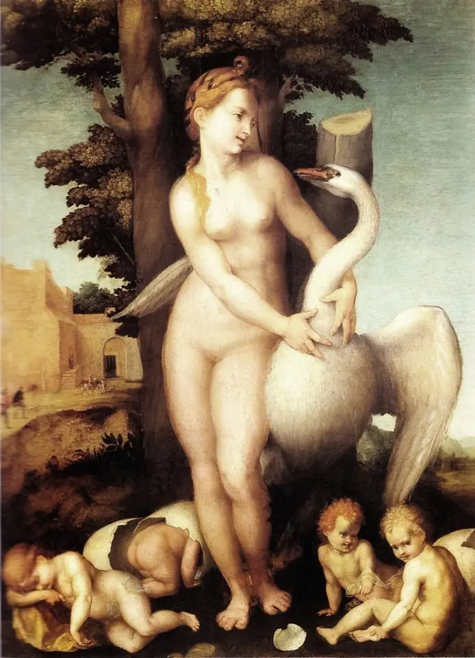 Leda and the swan
