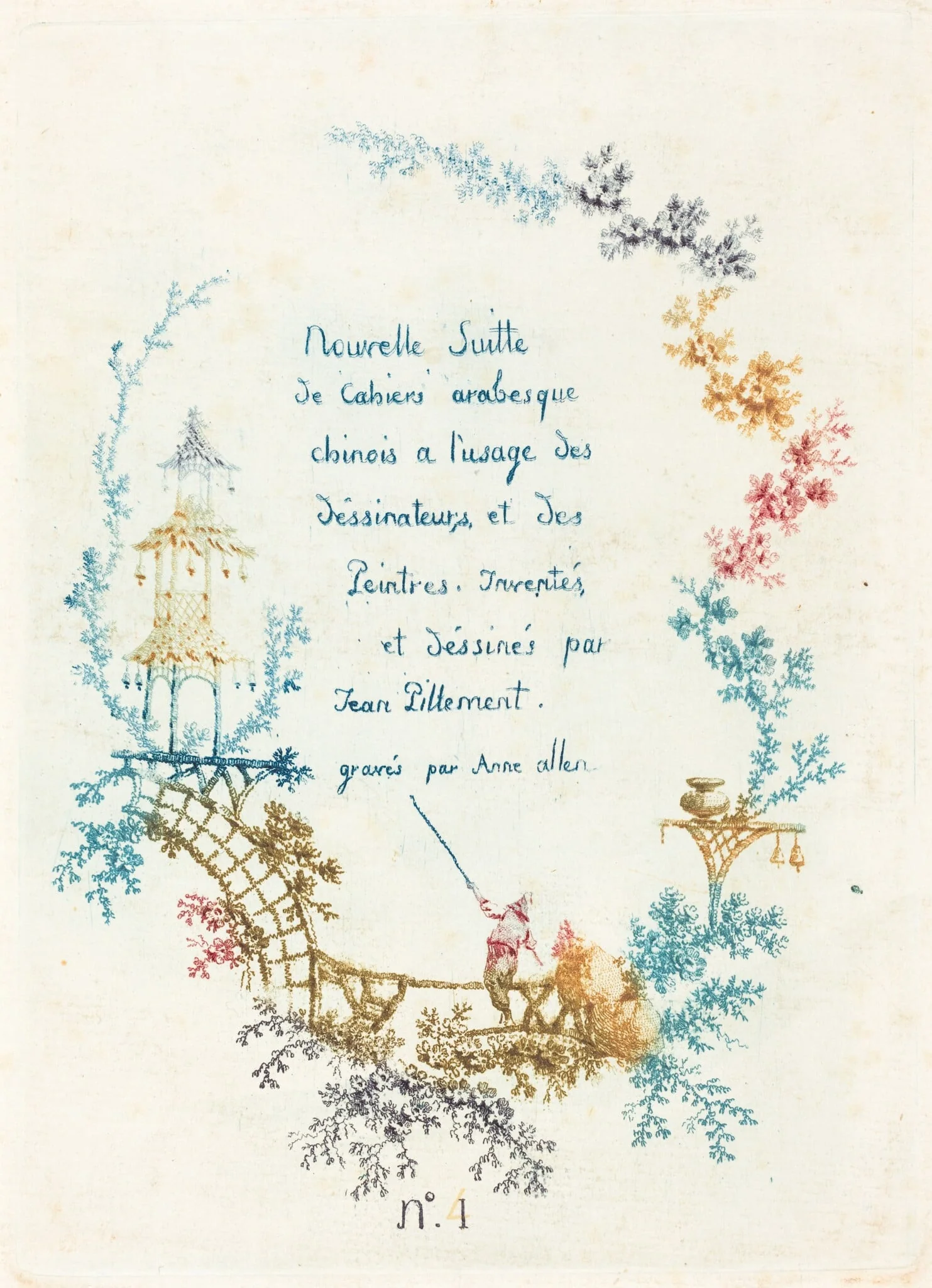 Title Page, by Anne Allen, ink, 1764