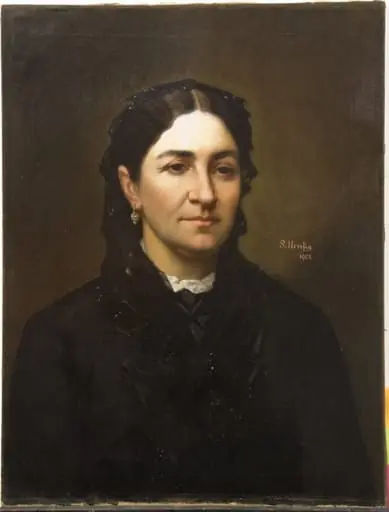 Portret de femeie în negru