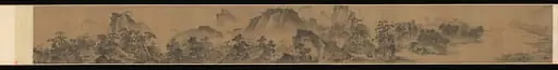 明　佚名　舊傳夏珪　長江萬里圖　卷 (前半) |First half of Ten Thousand Li of the Yangzi River