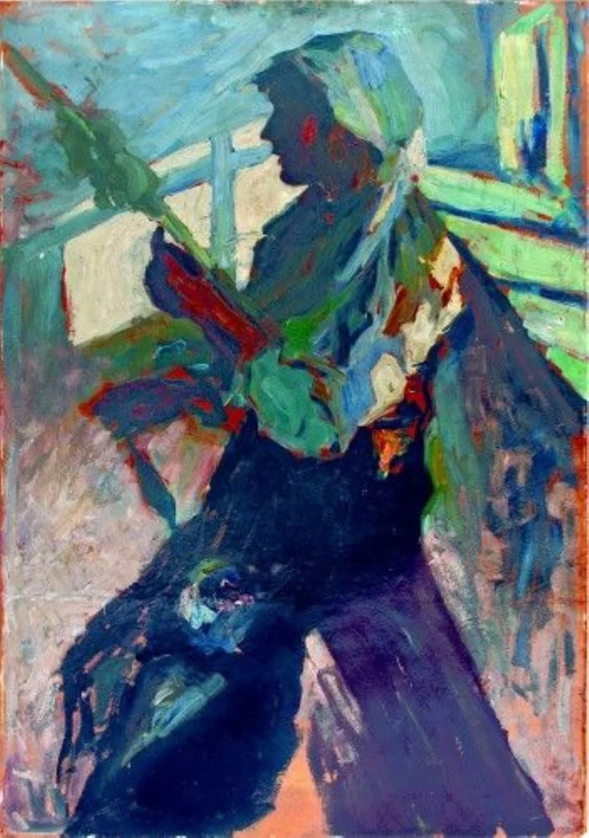 Țărancă torcând, by Rudolf Schweitzer-Cumpăna, 1936