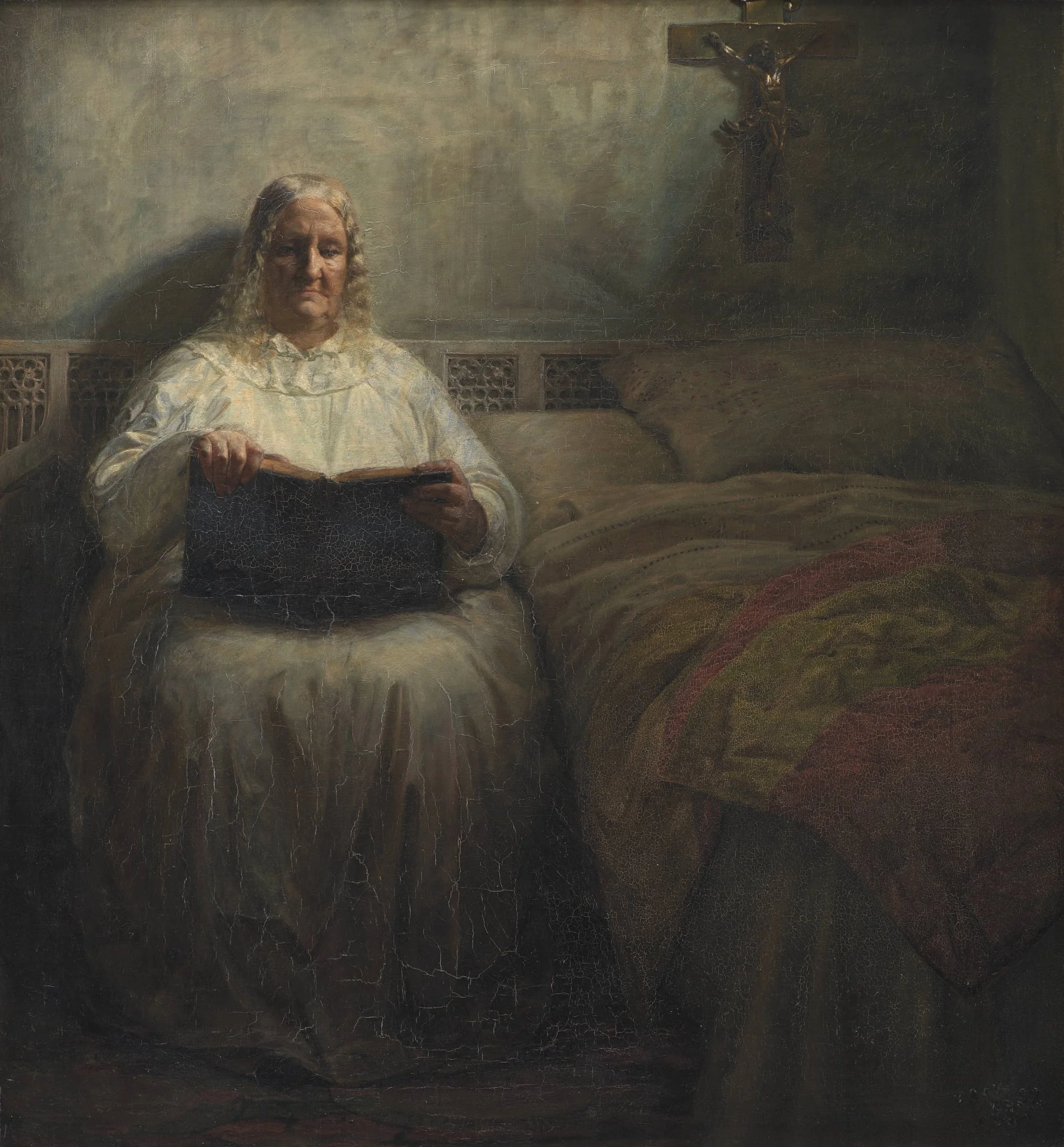 Leonora Christina in the Maribo Monastery, by Unknown, 1882