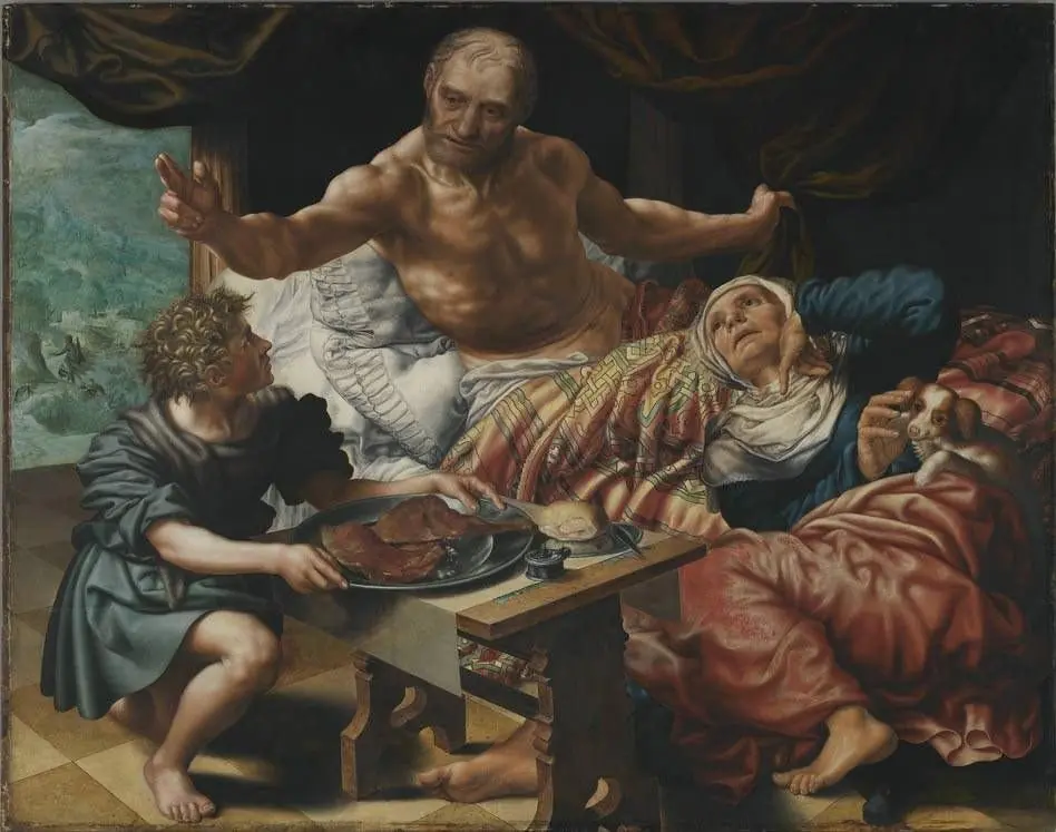 Isaac Blessing Jacob