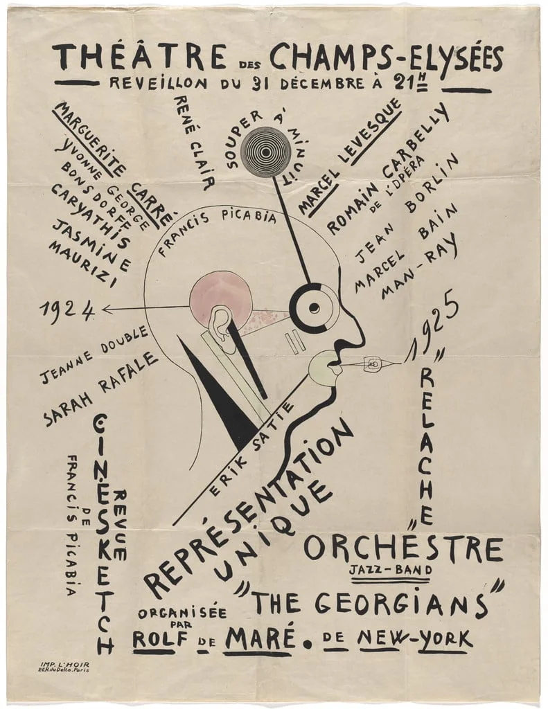 Untitled, by Francis Picabia, watercolor, 1924