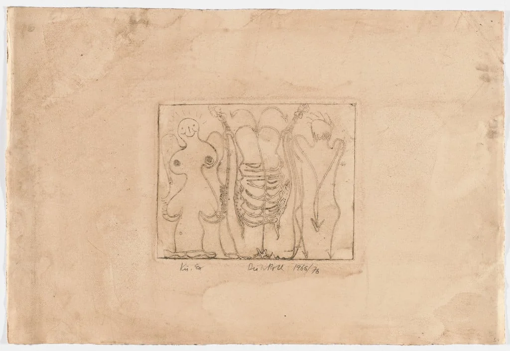 Untitled, by Dieter Roth, ink, 1976