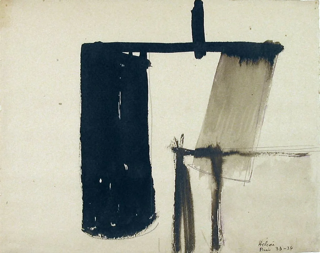 Untitled, by Jean Hélion, gouache, 1934