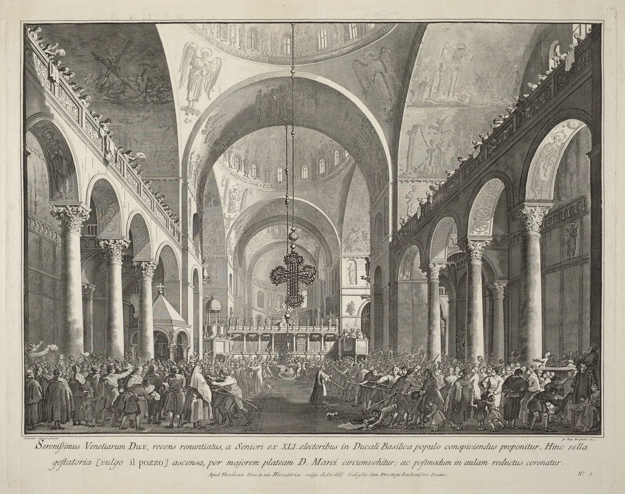 The Newly Elected Doge Presented to the People in San Marco