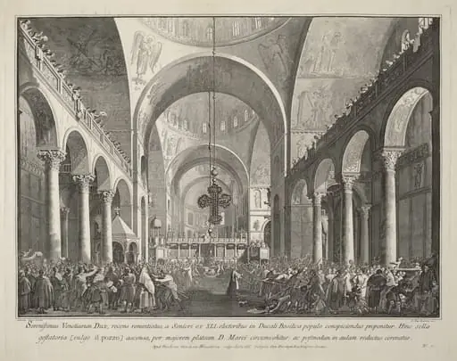 The Newly Elected Doge Presented to the People in San Marco