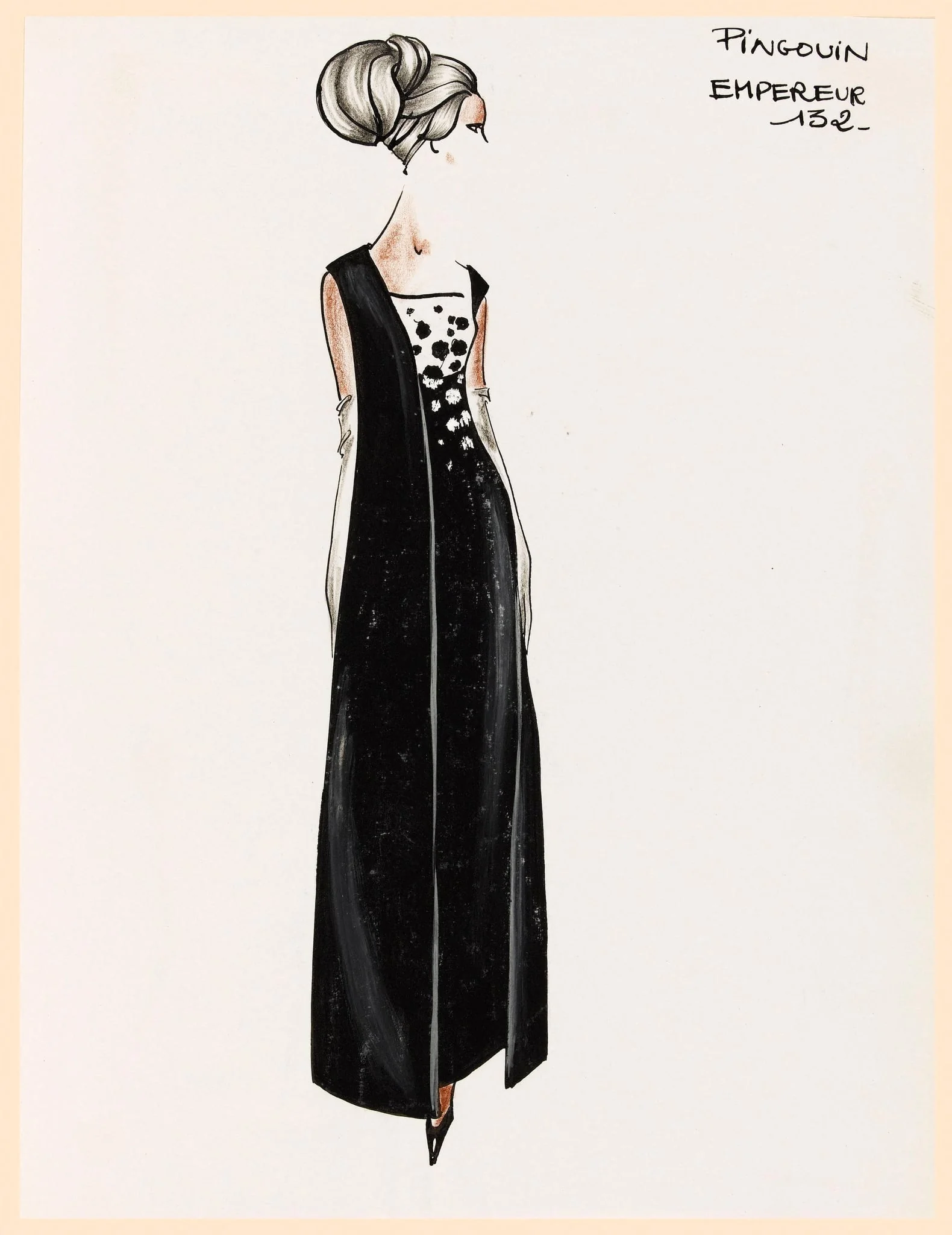 Pingouin Empereur, by Marie-Louise Carven, 1962