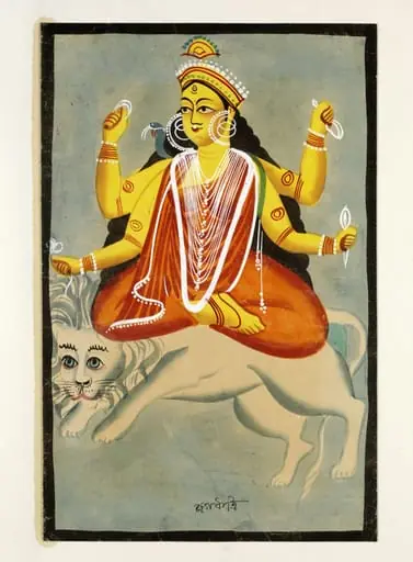 Durga as Jagaddhatri