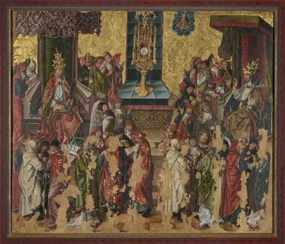 Dispute about the Blessed Sacrament