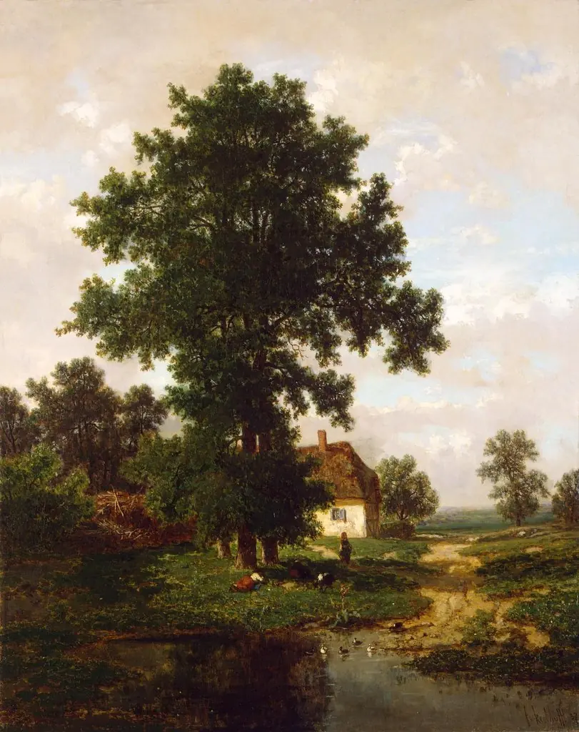 Road with Elms (Near Maastricht)