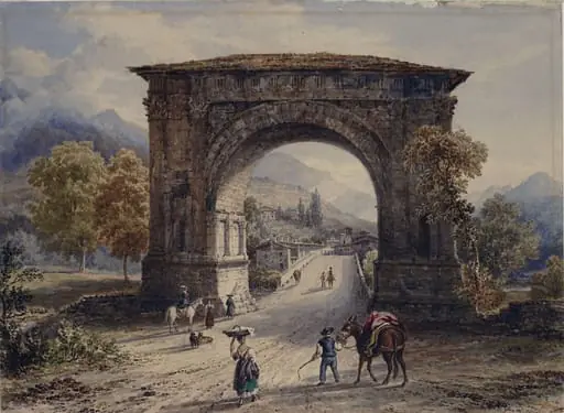 Landscape with Roman Arch