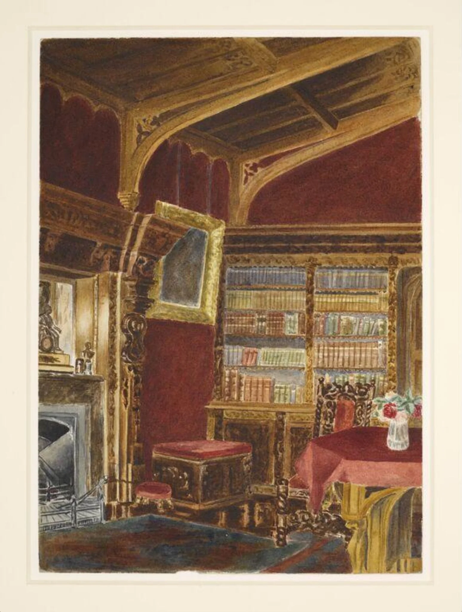 Library at Wray Castle