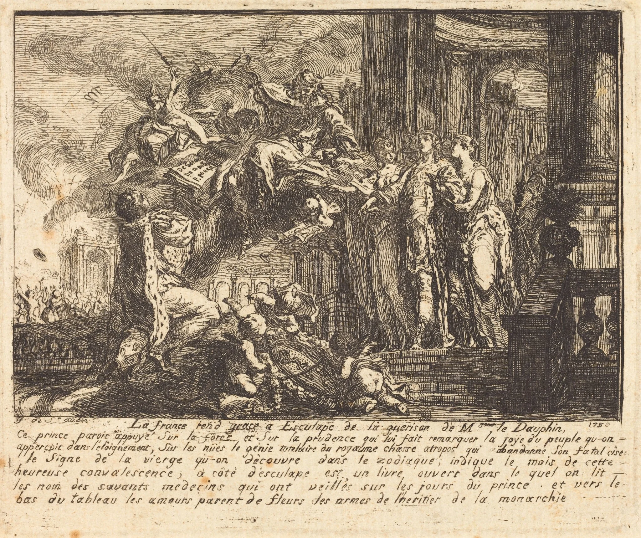 Allegory of the Dauphin's Convalescence (Allegorie sur la convalescence du Dauphin)