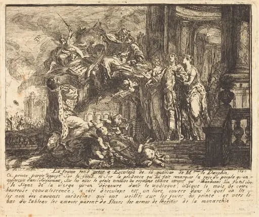 Allegory of the Dauphin's Convalescence (Allegorie sur la convalescence du Dauphin)