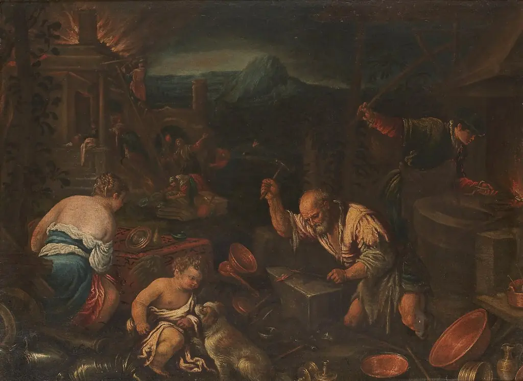 Venus in der Schmiede des Vulkan