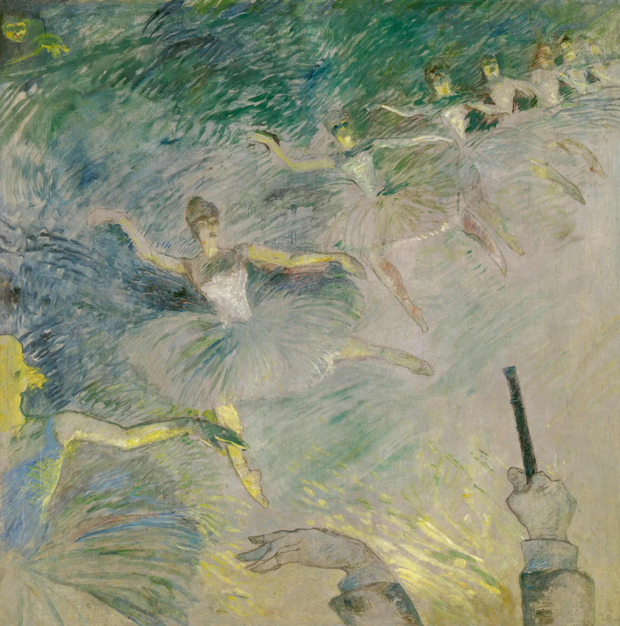 Ballet Dancers, by Henri de Toulouse-Lautrec, oil, 1886