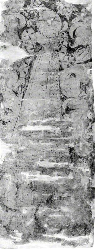 Woman with Rose and Grapes (from Stodmarsh Court, Kent)
