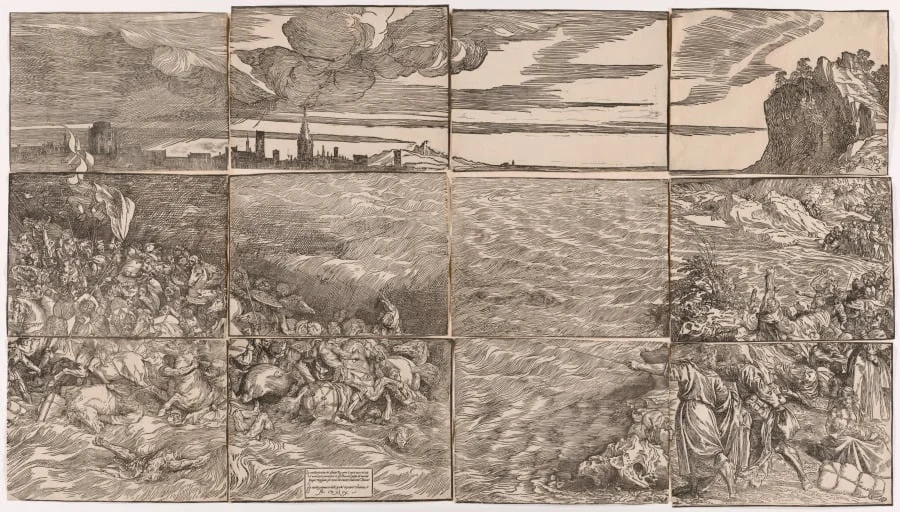 The Submersion of Pharaoh's Army in the Red Sea, by Titian, 1514
