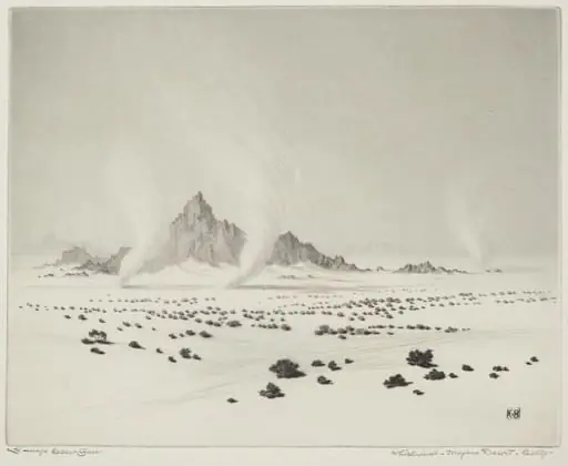 Whirlwinds, Mojave Desert, California (no.3)