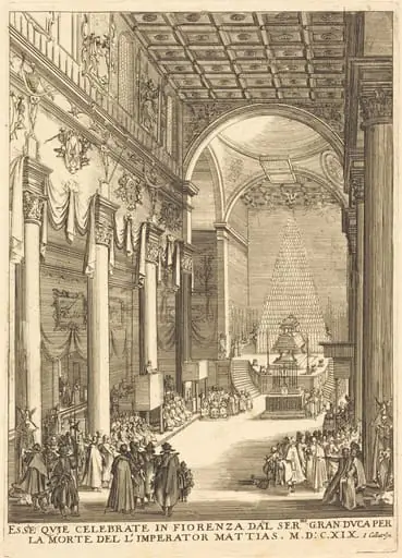 The Catafalque of the Emperor Mathias
