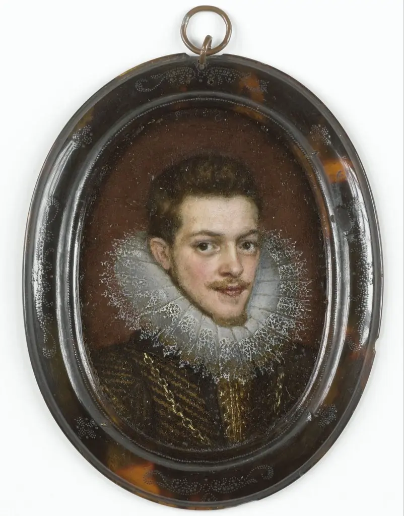 Miniature portrait of an unknown man