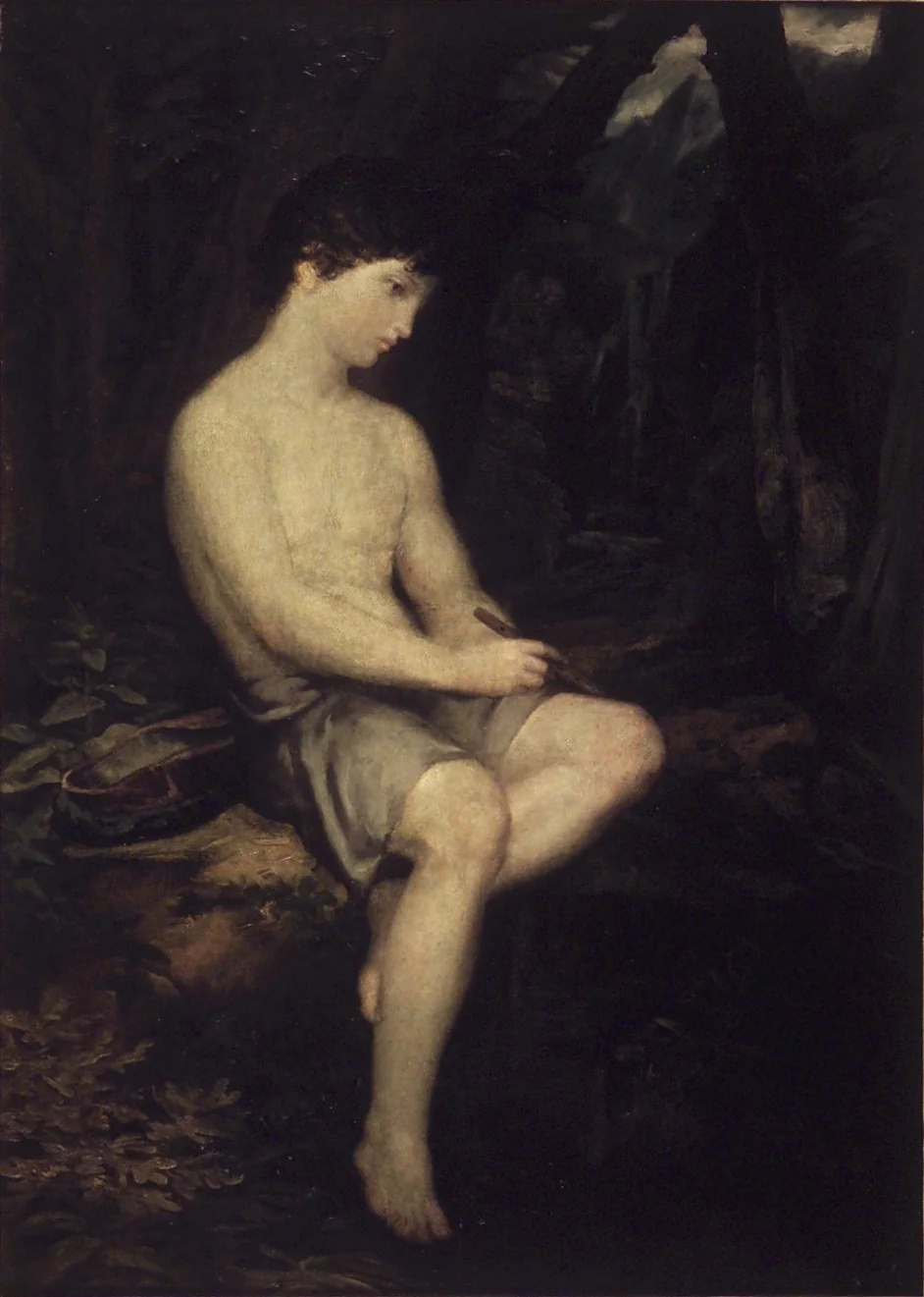 Italian Shepherd Boy, by Washington Allston, oil, 1821