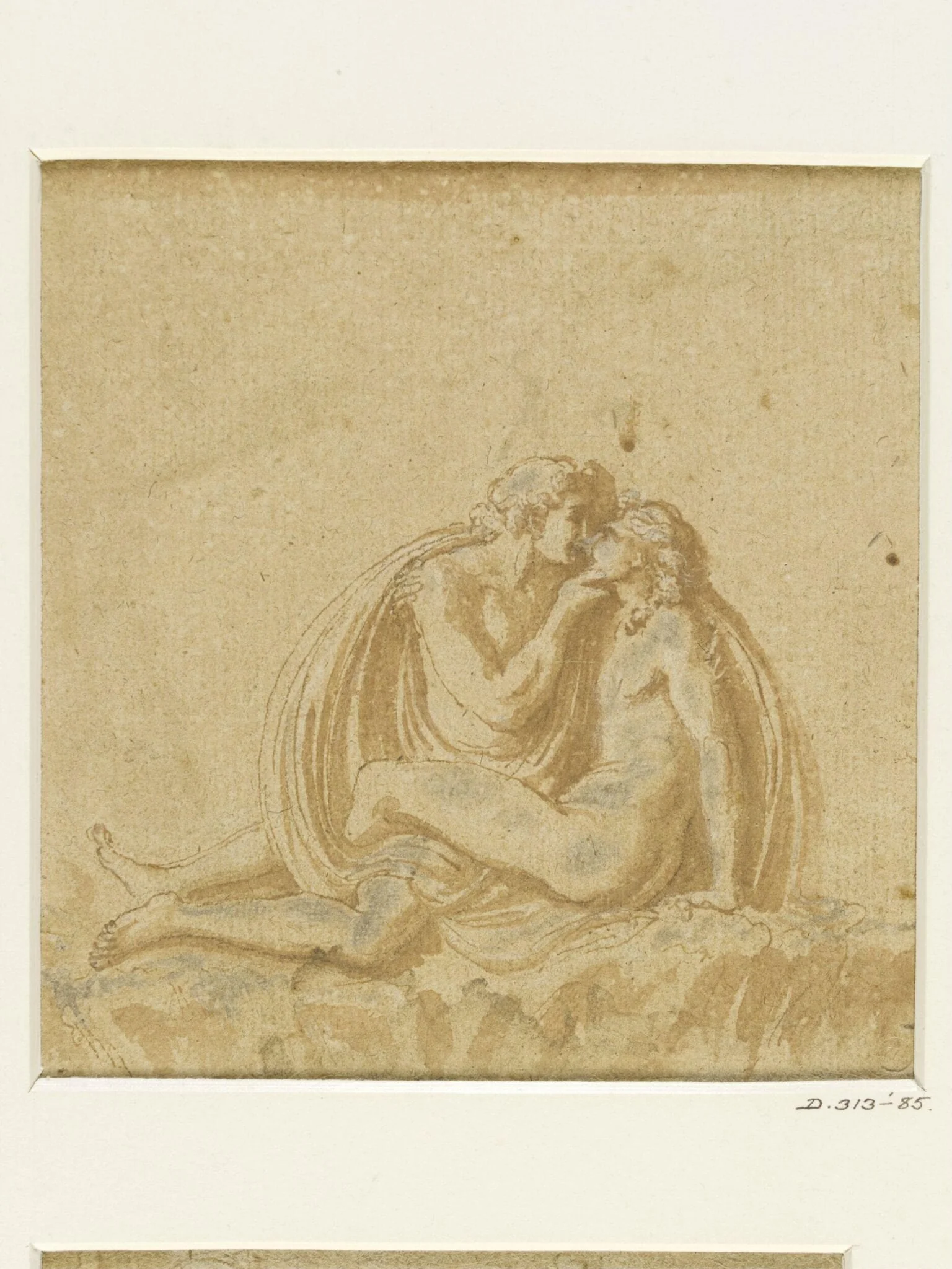 Jupiter embracing Ganymede, by Unknown, 1650