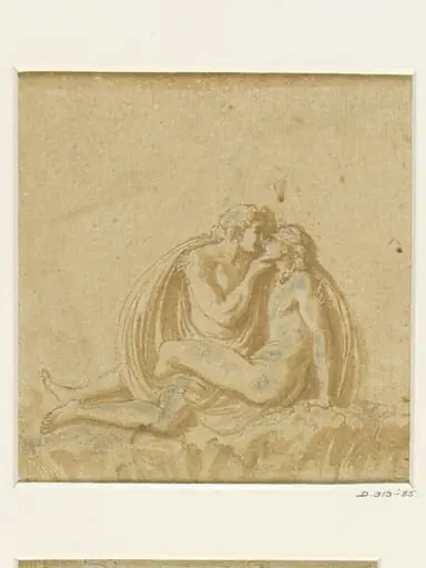 Jupiter embracing Ganymede