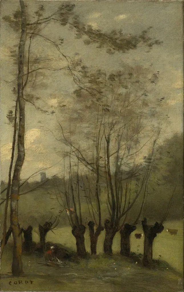 Meadow with Willows, Montlhéry