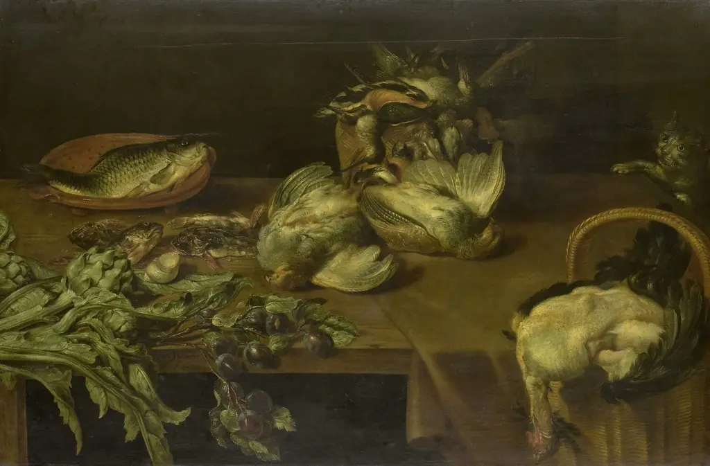 Still life with wild fowl