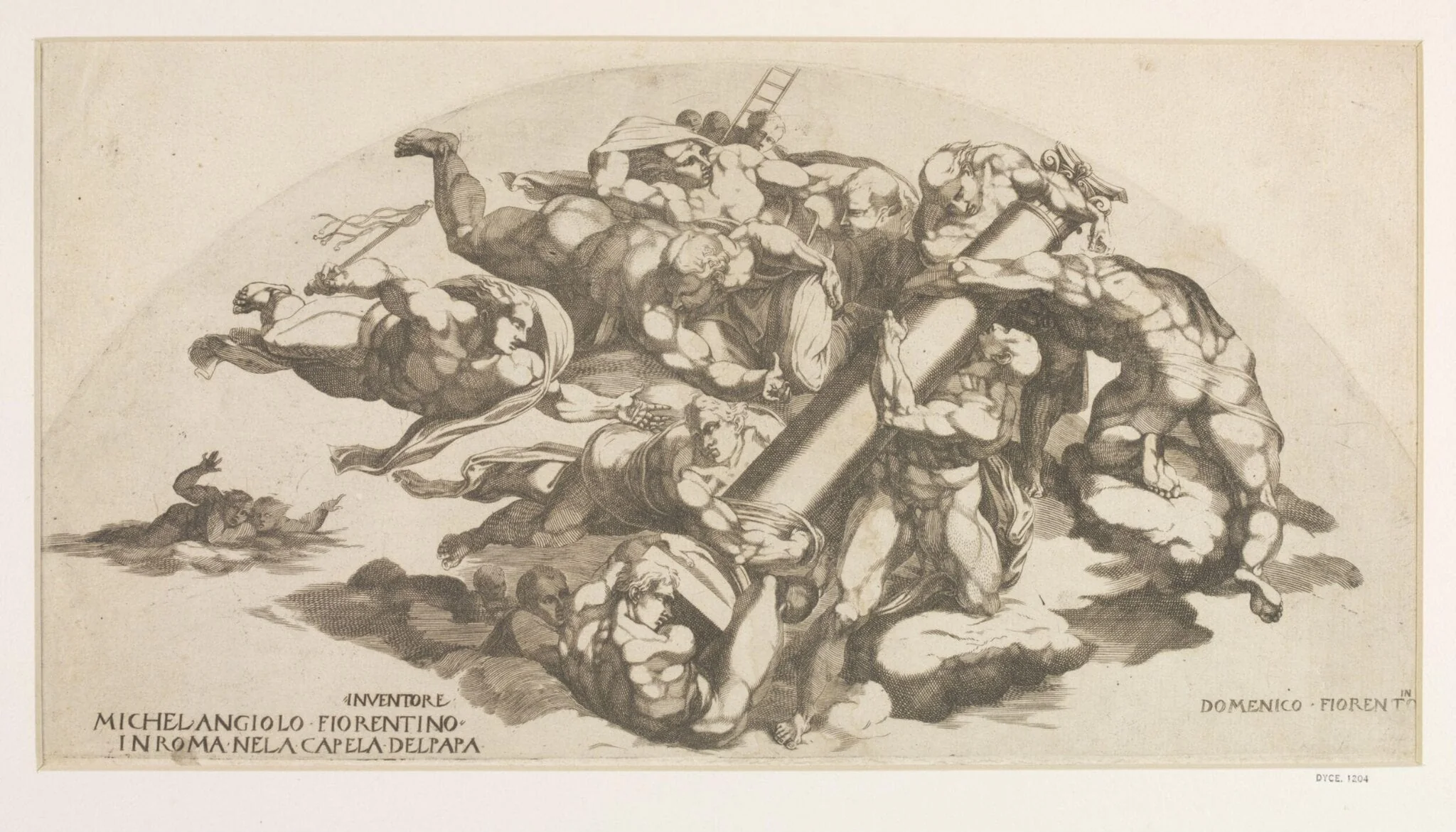 Untitled, by Domenico del Barbiere, 1525