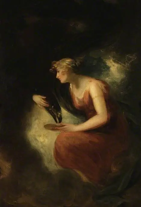Hebe feeding Jupiter's eagle